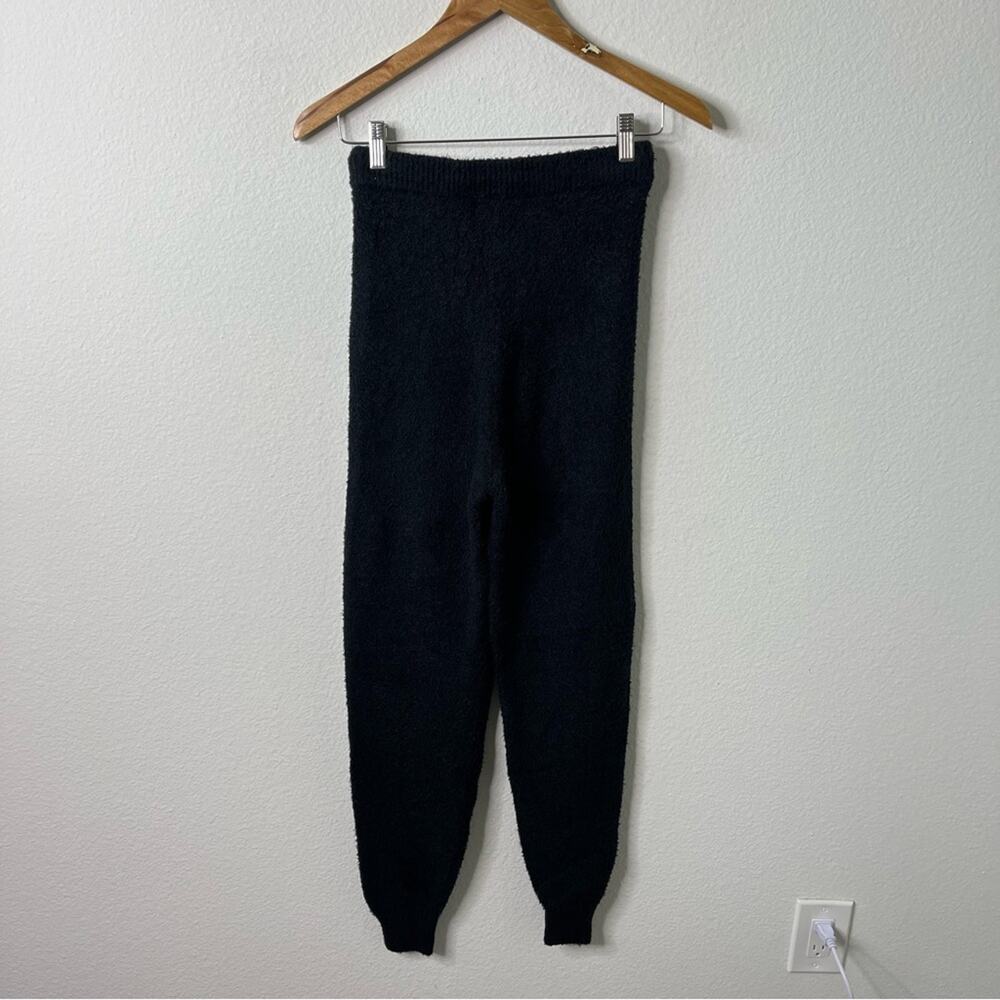 Reformation Black Monte Fuzzy Sweatpants Women’s Size S - Picture 5 of 7